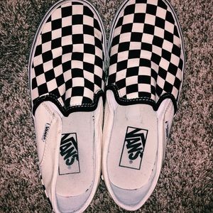 checkered vans